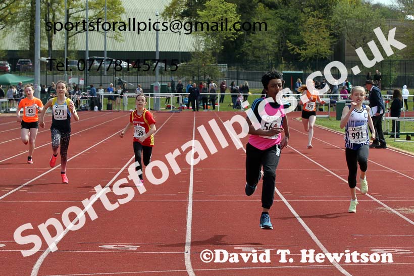 200 metres, 2021 NECAA Middlesbrough Open Meting, Sunday, May 9th. Photo: David T. Hewitson/Sports for All Pics